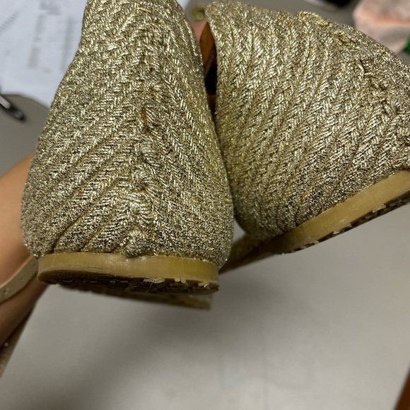 Jimmy choo Gold Sandals Gladiator Womens size 35 1/2 - Picture 7 of 11